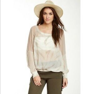 Young Fabulous & Broke Tie-Dyed Balloon Blouse